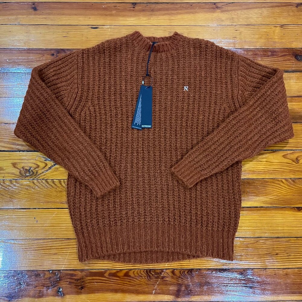 Men's Brown Crewneck Sweater